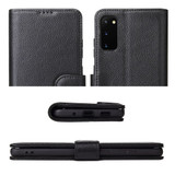 For Samsung Galaxy S20 Case iCoverLover Genuine Cow Leather Wallet Cover Black | iCoverLover Australia