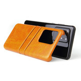 For Samsung Galaxy S20+ Plus Case Deluxe Leather Protective Cover Yellow | iCoverLover Australia