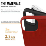 For iPhone 14 Plus Case Armour Shockproof Strong Light Slim Cover Red | iCoverLover Australia