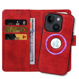 For iPhone 13 Case Detachable Wallet Cover Compatible with MagSafe Red | iCoverLover Australia