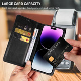 For iPhone 12 Pro Max Case Detachable Wallet Cover Compatible with MagSafe Black | iCoverLover Australia