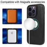 For iPhone 12 Pro Max Case Detachable Wallet Cover Compatible with MagSafe Black | iCoverLover Australia