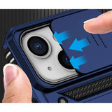 For iPhone 14 Plus Case Tough Protective Slide Camera Cover Magnetic Ring Holder Blue | iCoverLover Australia