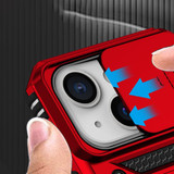 For iPhone 14 Plus Case Tough Protective Slide Camera Cover Magnetic Ring Holder Red | iCoverLover Australia