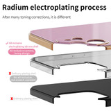 For iPhone 14 Plus Case Electroplating Luxury Kickstand Ring Holder Cover Black | iCoverLover Australia