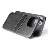 For iPhone 14 Pro Case Deluxe Leather Wallet Back Shell Slim Cover Grey | iCoverLover Australia