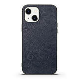For iPhone 14 Plus Case Genuine Leather Durable Slim Fit Protective Cover Blue | iCoverLover Australia