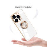 For iPhone 14 Pro Case Electroplating Luxury Kickstand Ring Holder Cover Dark Green | iCoverLover Australia