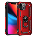 For iPhone 14 Case, Protective Shockproof TPU/PC Cover, Ring Holder, Red | iCoverLover Australia