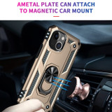 For iPhone 14 Plus Case, Protective Shockproof TPU/PC Cover, Ring Holder, Gold | iCoverLover Australia