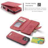 For iPhone 13 Pro Case, Wallet PU Leather Detachable Folio Cover, Red | iCoverLover Australia