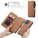 For iPhone 13 Pro Case, Wallet PU Leather Detachable Folio Cover, Brown | iCoverLover Australia