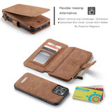 For iPhone 13 Pro Case, Wallet PU Leather Detachable Folio Cover, Brown | iCoverLover Australia