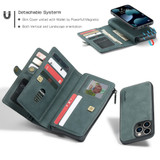 For iPhone 13 Pro Case, Wallet PU Leather Detachable Flip Cover, Blue | iCoverLover Australia