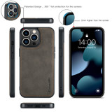 For iPhone 13 Pro Case, Wallet PU Leather Detachable Flip Cover, Brown | iCoverLover Australia