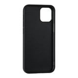For iPhone 14 Case Genuine Leather Durable Slim Fit Protective Cover Black | iCoverLover Australia