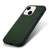 For iPhone 14 Case Genuine Leather Durable Slim Fit Protective Cover Green | iCoverLover Australia