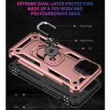 For iPhone 13 mini Case, Protective Shockproof TPU/PC Cover, Ring Holder, Rose Gold | iCoverLover Australia