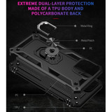 For iPhone 13 Pro Case, Protective Shockproof TPU/PC Cover, Ring Holder, Black | iCoverLover Australia