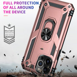 For iPhone 13 Pro Max Case, Protective Shockproof TPU/PC Cover, Ring Holder, Rose Gold | iCoverLover Australia