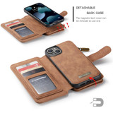For iPhone 13 Case, Wallet PU Leather Detachable Folio Cover, Brown | iCoverLover Australia