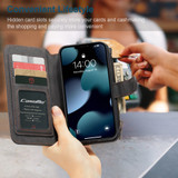 For iPhone 13 mini Case, Wallet PU Leather Detachable Folio Cover, Black | iCoverLover Australia