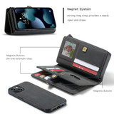 For iPhone 13 mini Case, Wallet PU Leather Detachable Flip Cover, Black | iCoverLover Australia
