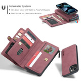 For iPhone 13 mini Case, Wallet PU Leather Detachable Flip Cover, Red | iCoverLover Australia