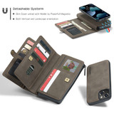 For iPhone 13 mini Case, Wallet PU Leather Detachable Flip Cover, Brown | iCoverLover Australia
