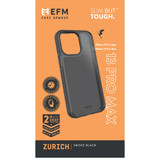 For iPhone 13 Pro Max EFM Zurich Case Armour Cover Smoke Black | iCoverLover Australia