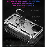 For iPhone 13 mini Case, Protective Shockproof TPU/PC Cover, Ring Holder, Silver | iCoverLover Australia