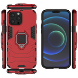 For iPhone 13 Pro Max Case, Shockproof PC/TPU Protective Cover with Magnetic Ring Holder, Red | iCoverLover Australia