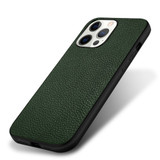 For iPhone 13 Pro Max Case Genuine Leather Durable Slim Fit Protective Cover Green | iCoverLover Australia
