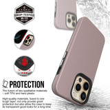 For iPhone 13 Pro Case Armour Shockproof Strong Light Slim Cover Rose Gold | iCoverLover Australia