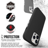 For iPhone 13 Pro Max Case Armour Shockproof Strong Light Slim Cover Black | iCoverLover Australia