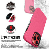 For iPhone 13 Pro Max Case Armour Shockproof Strong Light Slim Cover Pink | iCoverLover Australia
