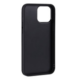 For iPhone 13 Pro Case Genuine Leather Durable Slim Fit Protective Cover Black | iCoverLover Australia