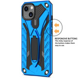 For iPhone 13 Case Armour Strong Shockproof Tough Cover with Kickstand Blue | iCoverLover Australia