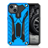 For iPhone 13 Case Armour Strong Shockproof Tough Cover with Kickstand Blue | iCoverLover Australia
