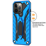 For iPhone 13 Pro Case Armour Strong Shockproof Tough Cover with Kickstand Blue | iCoverLover Australia