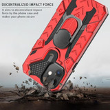 For iPhone 13 Pro Max Case Tough Protective Cover Magnetic Ring Holder Red | iCoverLover Australia
