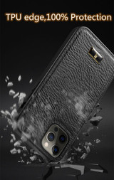 For iPhone 12/12 Pro Case Slim Fit Calf Grain Pattern Protective Cover | iCoverLover Australia