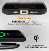 For iPhone 12 Pro Max Case, Tough Carbon Fibre Protective Cover, Black | iCoverLover Australia