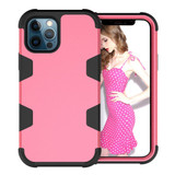 For iPhone 12 Pro Max Case Protective Armored 3-Layer Cover,Rose Red & Black | iCoverLover Australia