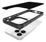 For iPhone 13 Pro Case, Tough Carbon Fibre Protective Cover, Black | iCoverLover Australia