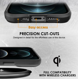 For iPhone 13 Pro Case, Tough Carbon Fibre Protective Cover, Black | iCoverLover Australia