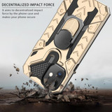 For iPhone 12 mini (5.4in) Case Tough Armour Protective Cover with Magnetic Ring Holder Gold | iCoverLover Australia