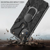 For iPhone 12/12 Pro (6.1in) Case Tough Armour Protective Cover with Magnetic Ring Holder Black | iCoverLover Australia