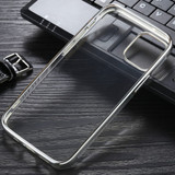 For iPhone 12 Pro Max Case Electroplated TPU Protective Soft Cover, Silver | iCoverLover Australia