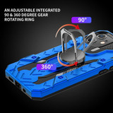For iPhone 12/12 Pro (6.1in) Case Tough Armour Protective Cover with Magnetic Ring Holder Blue | iCoverLover Australia